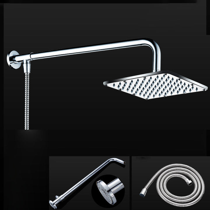 Lisslune | Contemporary Showerhead Combination Dual Showerhead Stainless Steel Wall-Mounted Showerhead