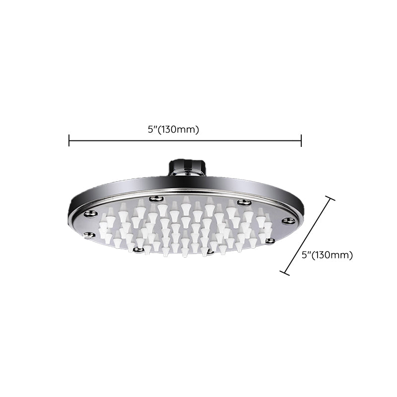 Lisslune | Contemporary Showerhead Combination Dual Showerhead Stainless Steel Wall-Mounted Showerhead
