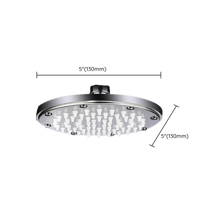 Lisslune | Contemporary Showerhead Combination Dual Showerhead Stainless Steel Wall-Mounted Showerhead