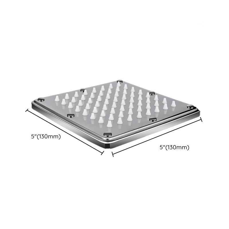 Lisslune | Contemporary Showerhead Combination Dual Showerhead Stainless Steel Wall-Mounted Showerhead