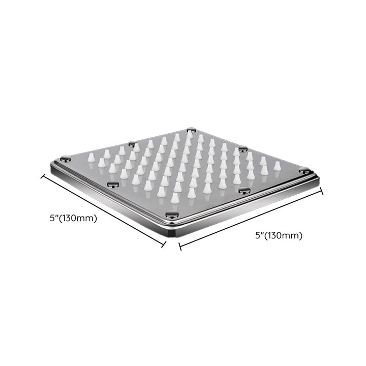 Lisslune | Contemporary Showerhead Combination Dual Showerhead Stainless Steel Wall-Mounted Showerhead