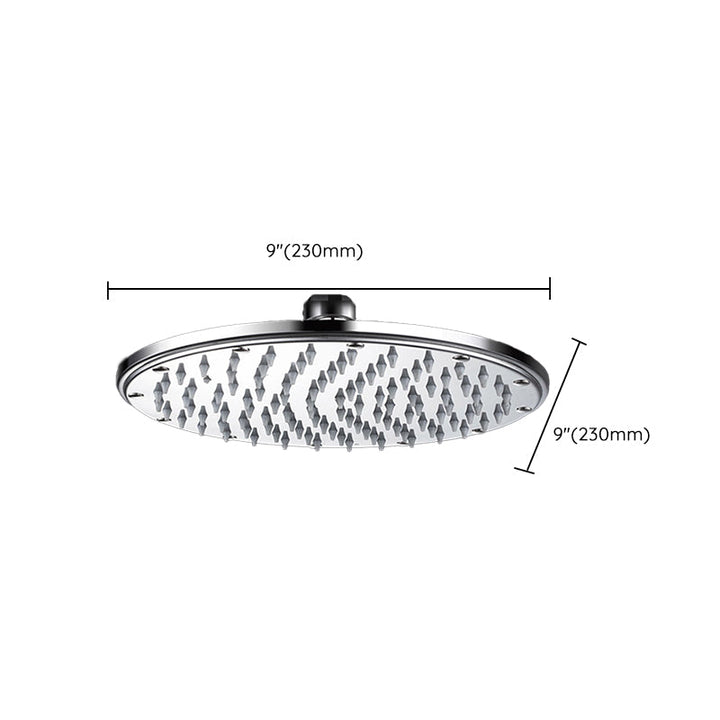 Lisslune | Contemporary Showerhead Combination Dual Showerhead Stainless Steel Wall-Mounted Showerhead