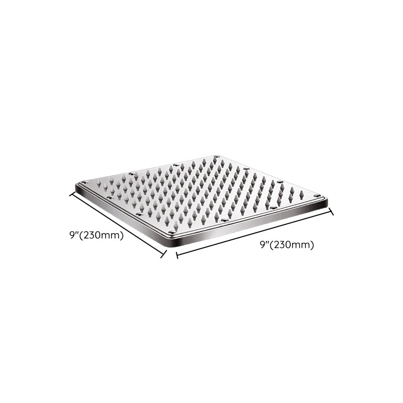Lisslune | Contemporary Showerhead Combination Dual Showerhead Stainless Steel Wall-Mounted Showerhead