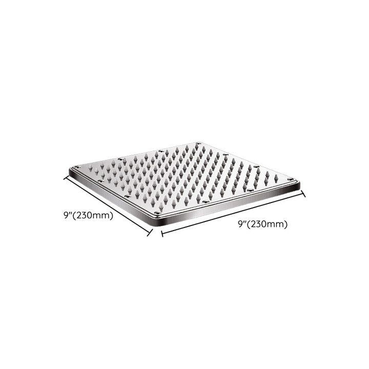 Lisslune | Contemporary Showerhead Combination Dual Showerhead Stainless Steel Wall-Mounted Showerhead
