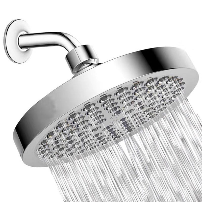 Lisslune | Contemporary Shower Combination Fixed Shower Head Stainless Steel Wall Mounted Round Shower Head