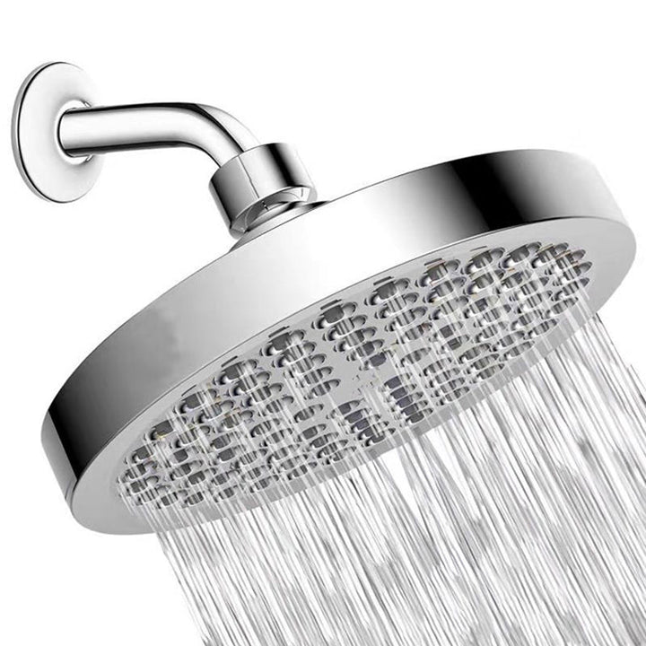 Lisslune | Contemporary Shower Combination Fixed Shower Head Stainless Steel Wall Mounted Round Shower Head