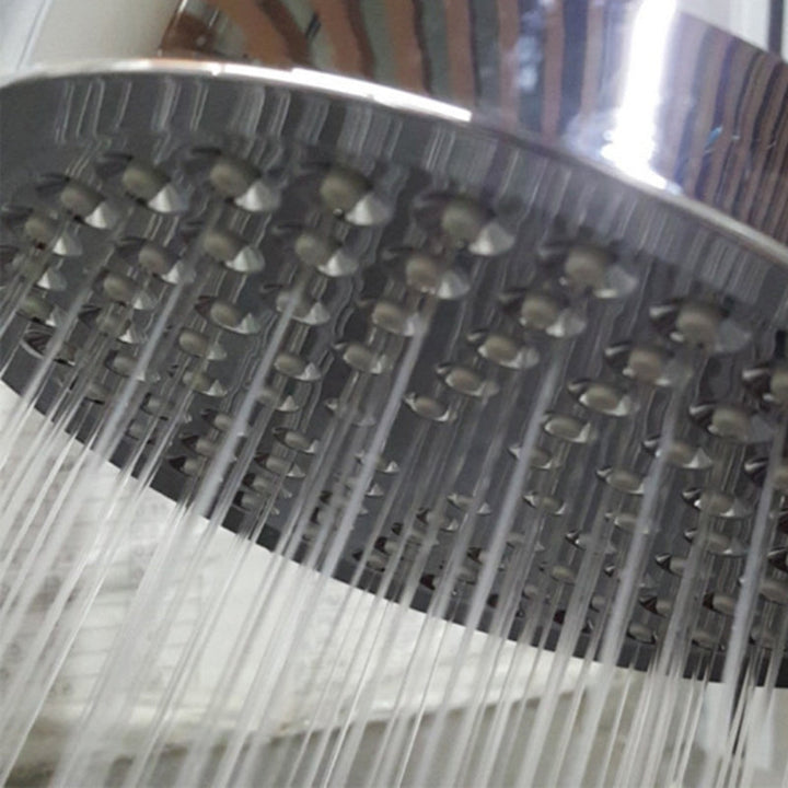 Lisslune | Contemporary Shower Combination Fixed Shower Head Stainless Steel Wall Mounted Round Shower Head
