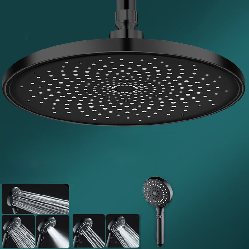 Lisslune | Contemporary Showerhead Combination Rainfall Chrome Wall Mount Showerhead