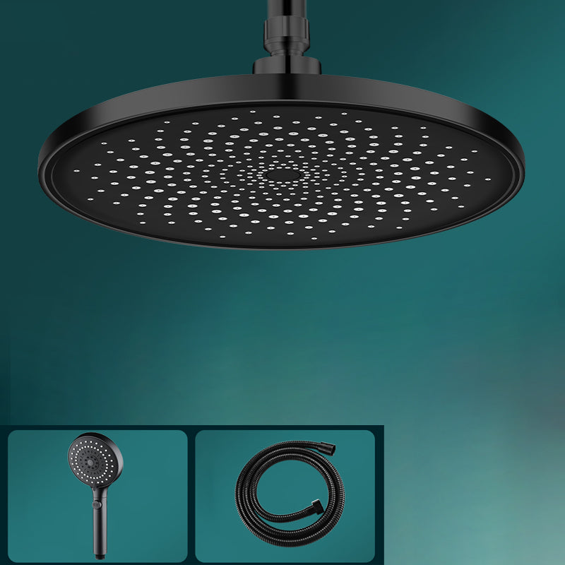 Lisslune | Contemporary Showerhead Combination Rainfall Chrome Wall Mount Showerhead