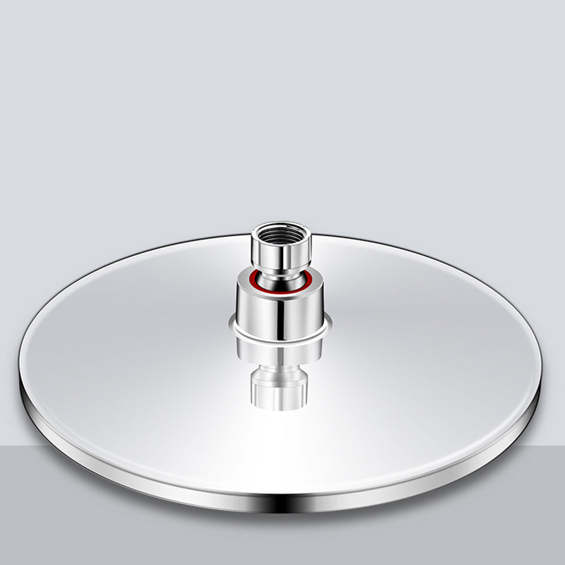 Lisslune | Contemporary Showerhead Combination Rainfall Chrome Wall Mount Showerhead