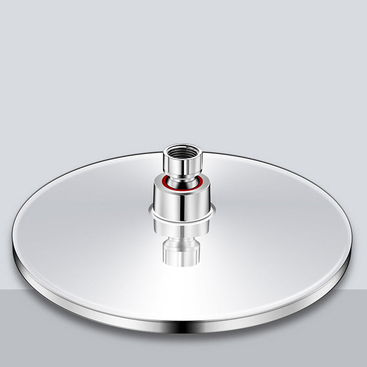 Lisslune | Contemporary Showerhead Combination Rainfall Chrome Wall Mount Showerhead