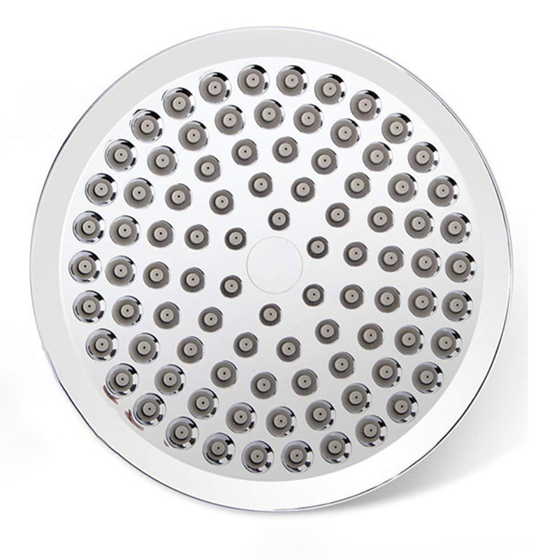 Lisslune | Contemporary Shower Combination Double Shower Head Chrome Wall Mount Round Shower Head