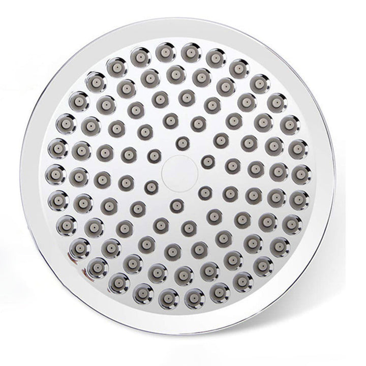 Lisslune | Contemporary Shower Combination Double Shower Head Chrome Wall Mount Round Shower Head