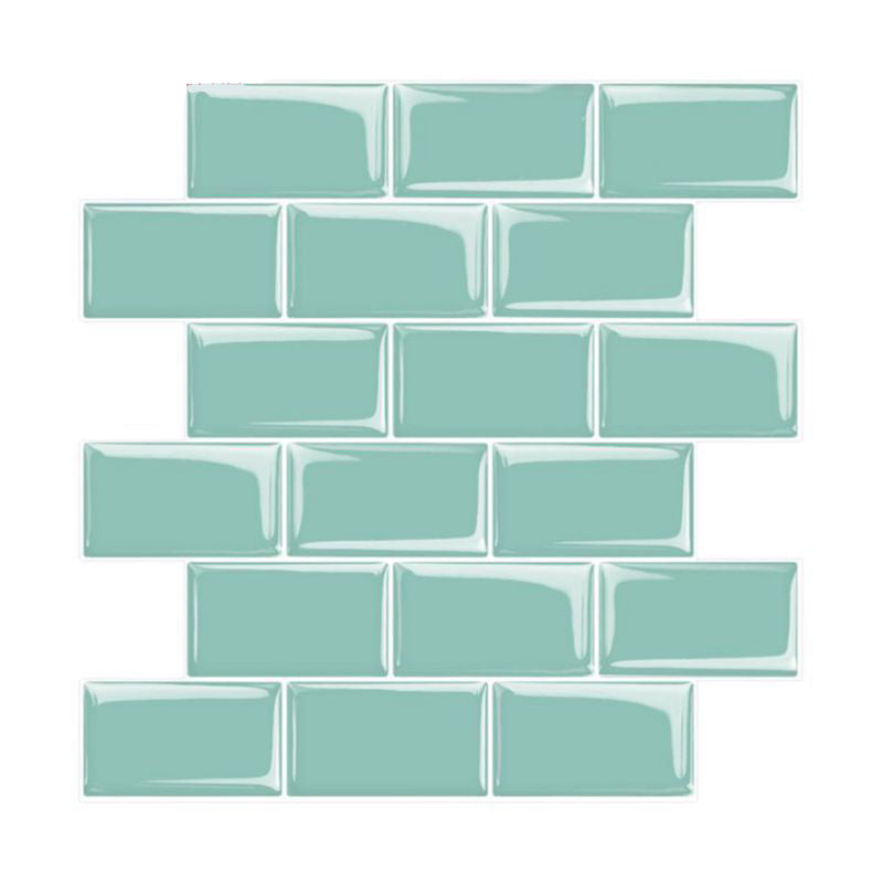 Lisslune | Peel and Stick Tiles Rectangular Stain Resistant PVC Subway Peel and Stick Tiles for the Kitchen