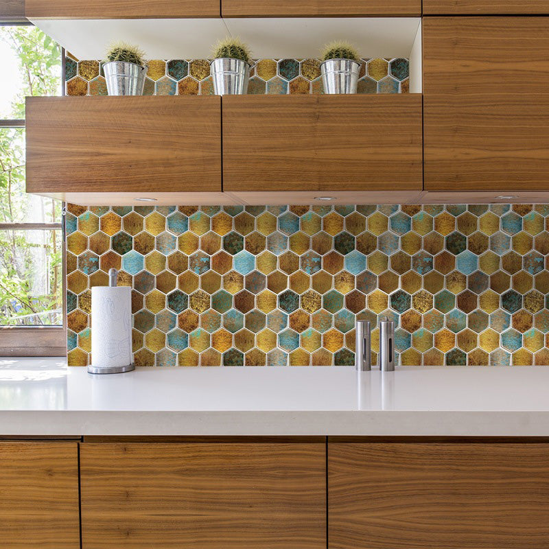 Lisslune | Tile Stripping & Bonding Plastic Waterproof Hexagonal Tile Stripping & Bonding for Shower