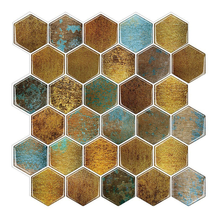 Lisslune | Tile Stripping & Bonding Plastic Waterproof Hexagonal Tile Stripping & Bonding for Shower
