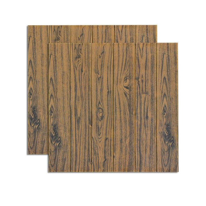 Lisslune | Modern Wood Paneling Smooth Wall Indoor Wood Planks Set of 2