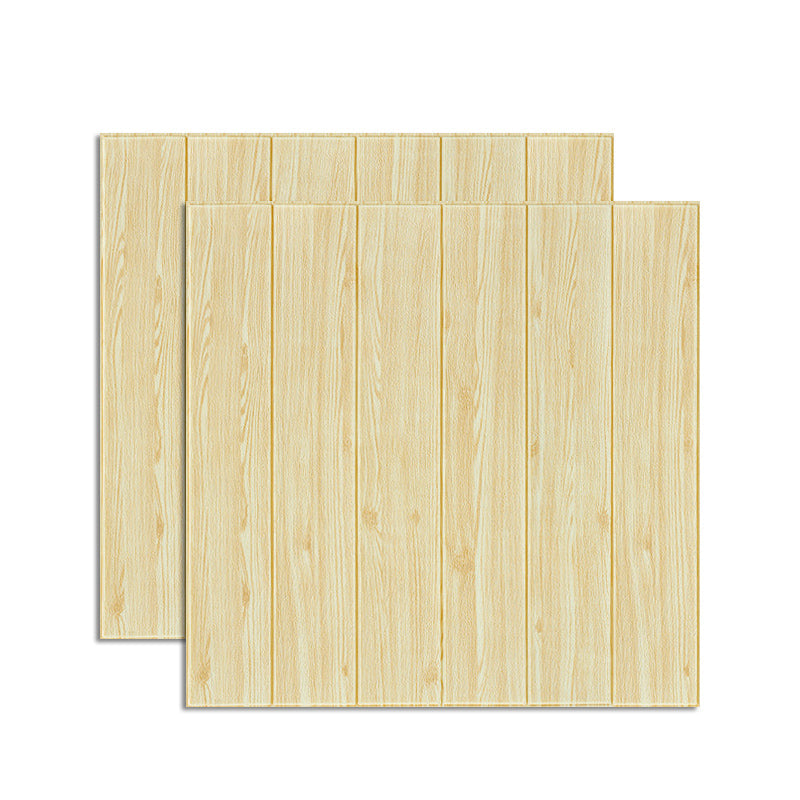 Lisslune | Modern Wood Paneling Smooth Wall Indoor Wood Planks Set of 2
