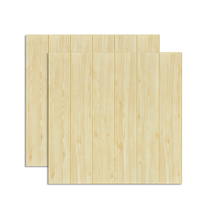 Lisslune | Modern Wood Paneling Smooth Wall Indoor Wood Planks Set of 2
