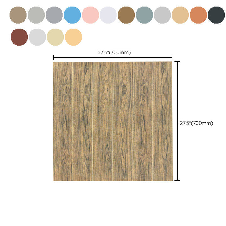 Lisslune | Modern Wood Paneling Smooth Wall Indoor Wood Planks Set of 2