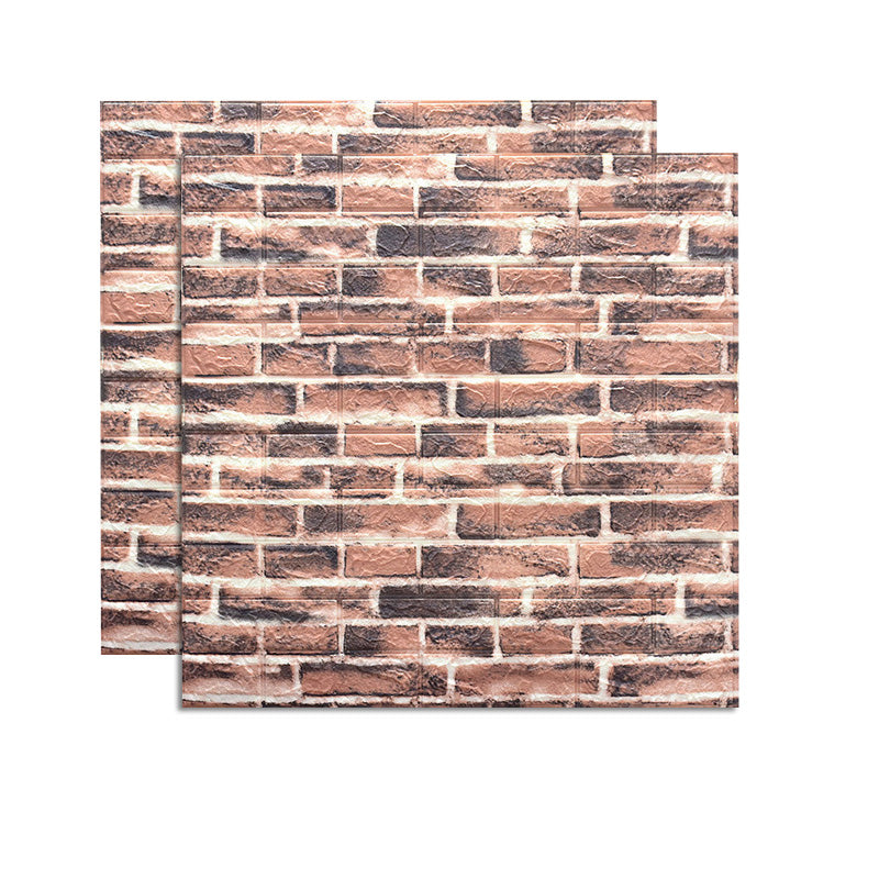 Lisslune | Farmhouse Wall Panel 3D Brick Bedroom and Living Room Wall Panels Set of 2