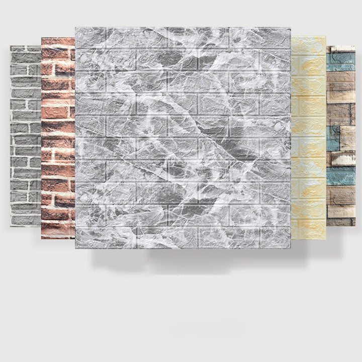 Lisslune | Farmhouse Wall Panel 3D Brick Bedroom and Living Room Wall Panels Set of 2