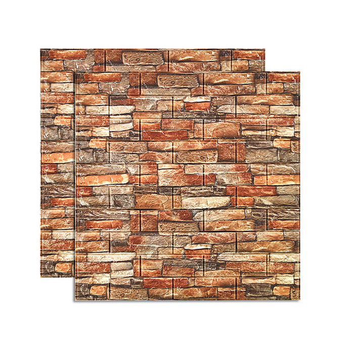 Lisslune | Farmhouse Wall Panel 3D Brick Bedroom and Living Room Wall Panels Set of 2