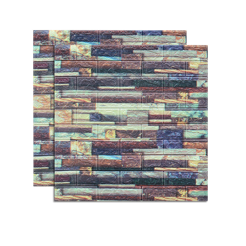 Lisslune | Farmhouse Wall Panel 3D Brick Bedroom and Living Room Wall Panels Set of 2