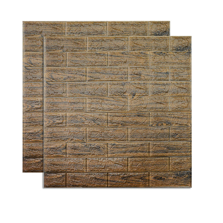 Lisslune | Farmhouse Wall Panel 3D Brick Bedroom and Living Room Wall Panels Set of 2