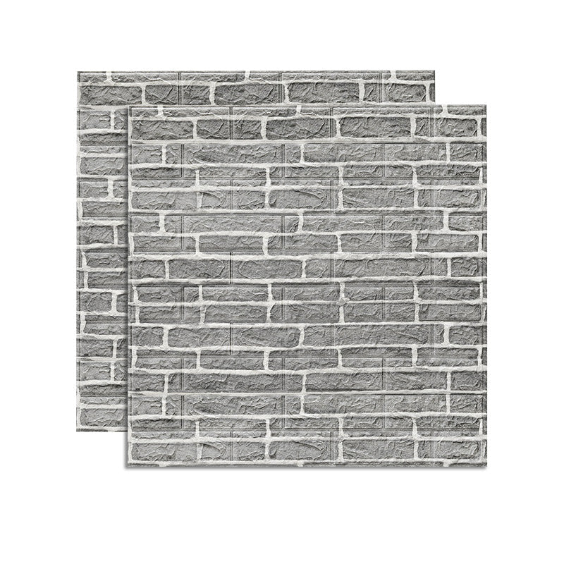 Lisslune | Farmhouse Wall Panel 3D Brick Bedroom and Living Room Wall Panels Set of 2
