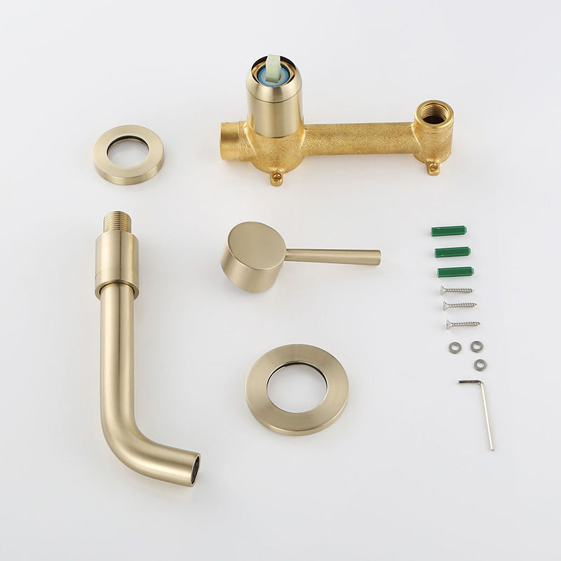 Lisslune | Wall-mounted faucets Single lever mixers for the bathroom