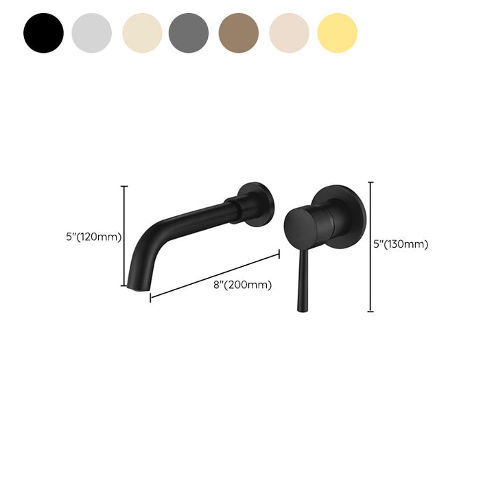 Lisslune | Wall-mounted faucets Single lever mixers for the bathroom