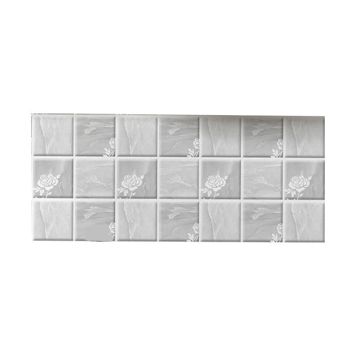 Lisslune | Peel and Stick Wall Tile Plastic Square Mosaic Waterproof Peel and Stick Wall Tile