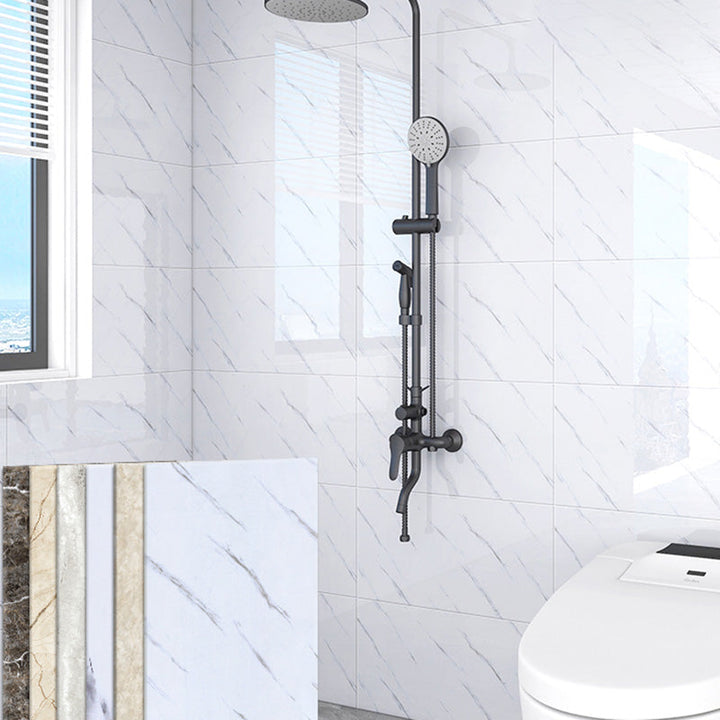 Lisslune | Contemporary Peel-and-Stick Wall Tiles Bathroom Field Tiles Wallpaper
