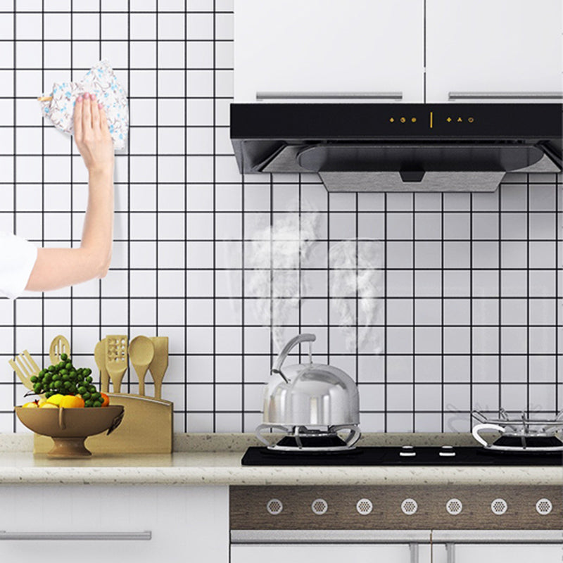 Lisslune | Individual Tile Peel and Stick Backsplash Contemporary Kitchen Paper