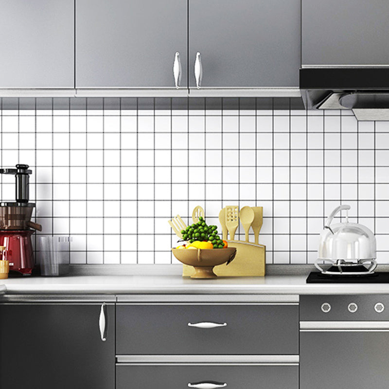 Lisslune | Individual Tile Peel and Stick Backsplash Contemporary Kitchen Paper
