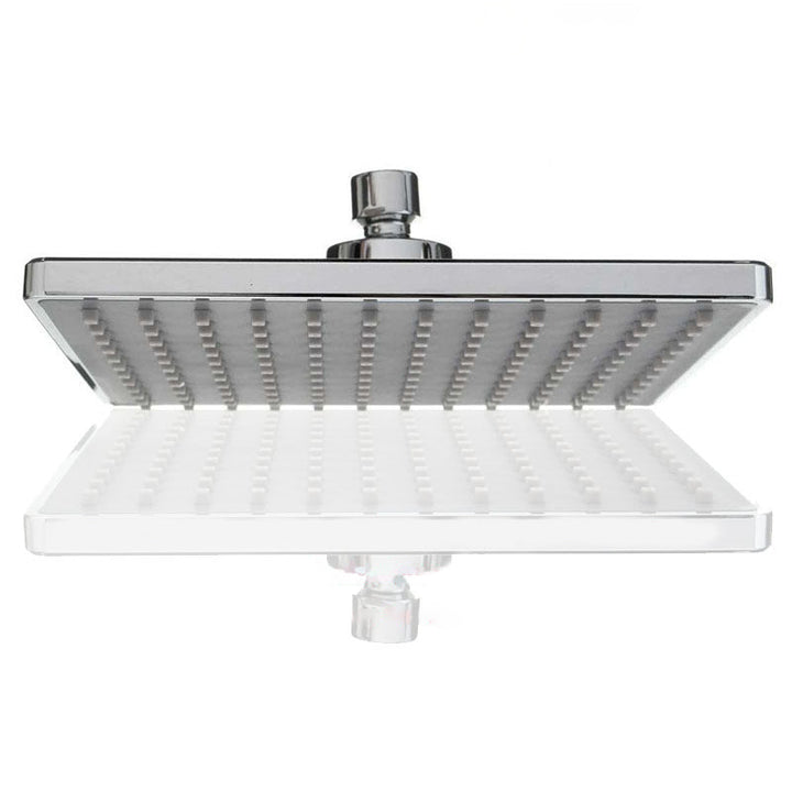 Lisslune | Contemporary Shower Combination Fixed Shower Head Chrome Ceiling Mounted Shower Head