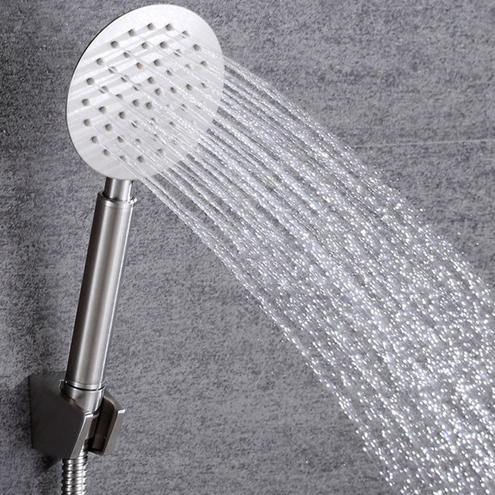 Lisslune | Contemporary Shower Combo Handheld Showerhead Stainless Steel Wall-Mounted Showerhead