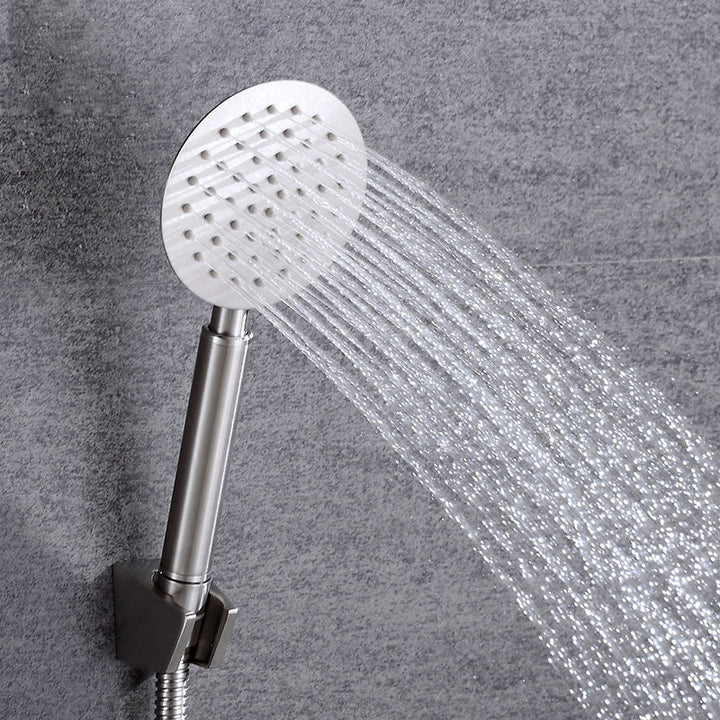 Lisslune | Contemporary Shower Combo Handheld Showerhead Stainless Steel Wall-Mounted Showerhead