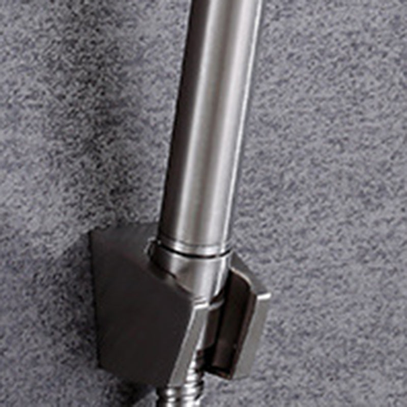 Lisslune | Contemporary Shower Combo Handheld Showerhead Stainless Steel Wall-Mounted Showerhead