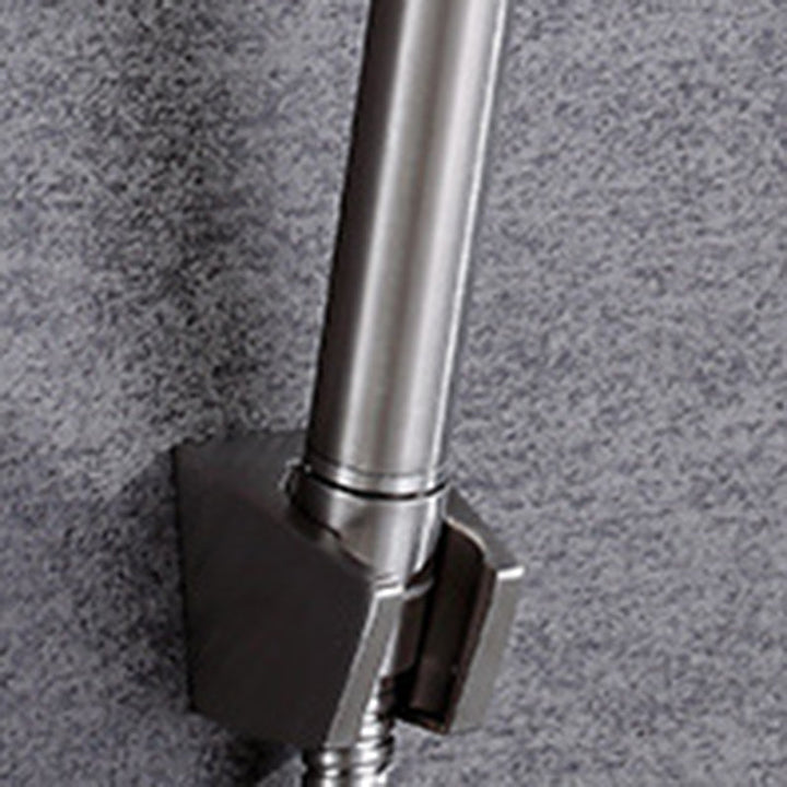 Lisslune | Contemporary Shower Combo Handheld Showerhead Stainless Steel Wall-Mounted Showerhead