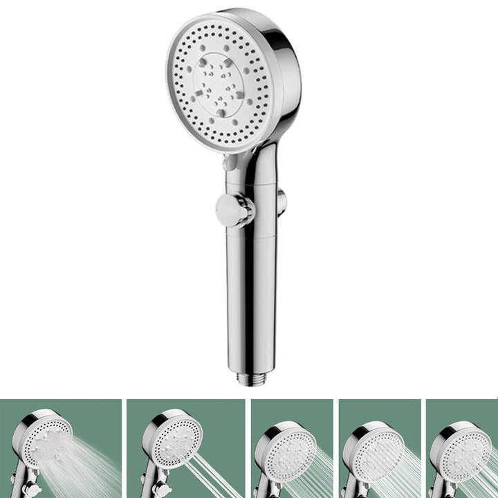 Lisslune | Bathroom Showerhead 5-Spray Round Handheld Shower Holder Wall Mount Showerhead