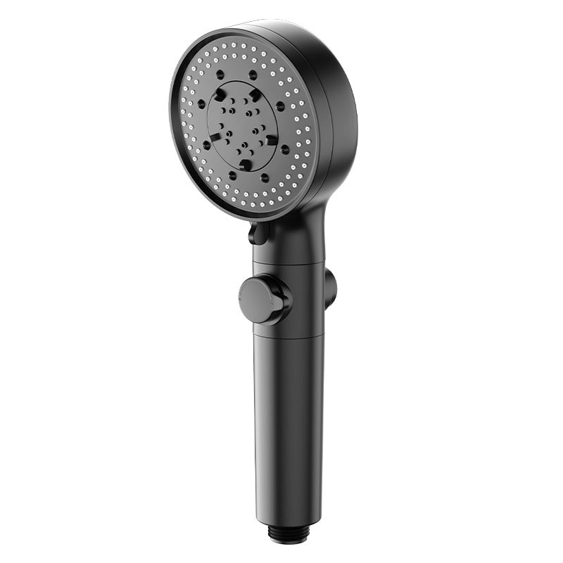 Lisslune | Bathroom Showerhead 5-Spray Round Handheld Shower Holder Wall Mount Showerhead