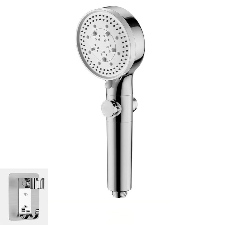 Lisslune | Bathroom Showerhead 5-Spray Round Handheld Shower Holder Wall Mount Showerhead