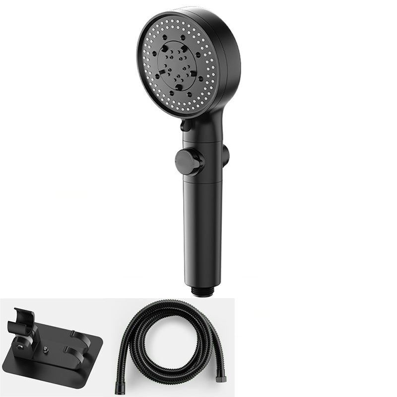Lisslune | Bathroom Showerhead 5-Spray Round Handheld Shower Holder Wall Mount Showerhead