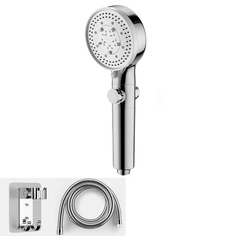 Lisslune | Bathroom Showerhead 5-Spray Round Handheld Shower Holder Wall Mount Showerhead