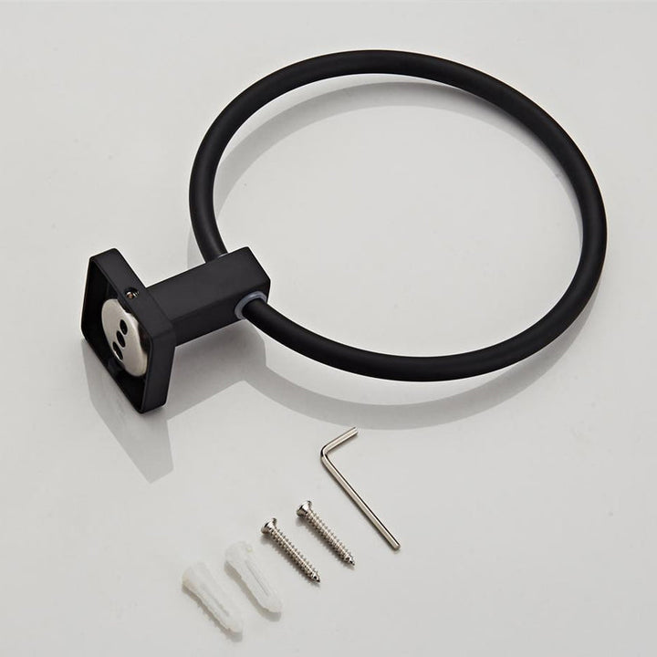 Lisslune | Traditional Metal Bathroom Hardware Set Wall Hooks/Towel Bar/Ring & Paper Holder