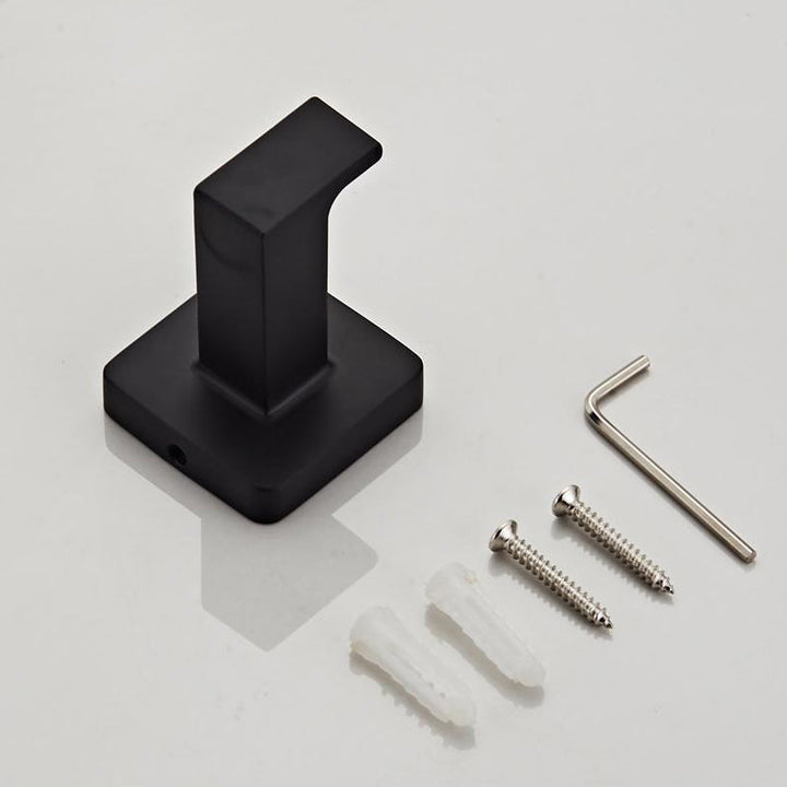 Lisslune | Traditional Metal Bathroom Hardware Set Wall Hooks/Towel Bar/Ring & Paper Holder