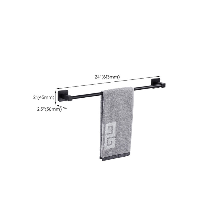 Lisslune | Traditional Metal Bathroom Hardware Set Wall Hooks/Towel Bar/Ring & Paper Holder