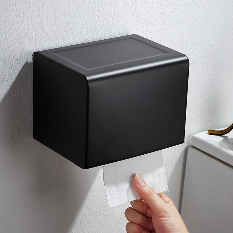 Lisslune | Modern Bathroom Accessory Set Bath Shelf Towel Holder Matte Black Bath Hardware Set